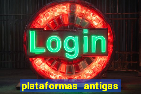 plataformas antigas de jogos